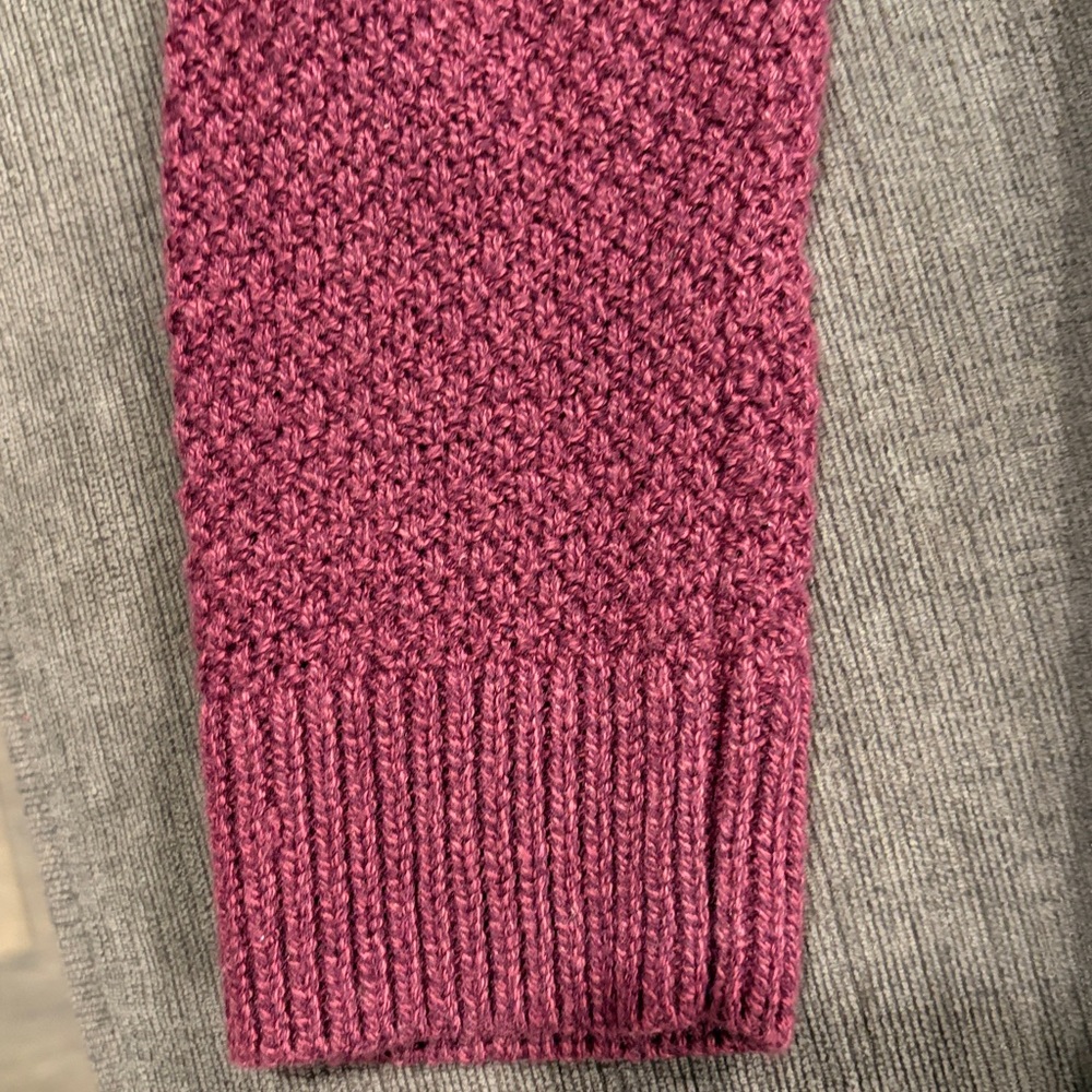 Sonoma Women’s Cable-Knit Sweater - Size Medium - Purple - NWOT!!  sweaters tops - Picture 5 of 6